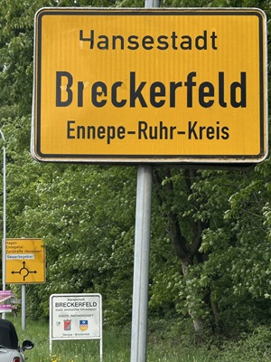 Hansestadt Breckerfeld Ortsschild