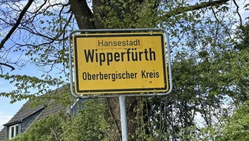 Hansestadt Wipperfürth Ortsschild